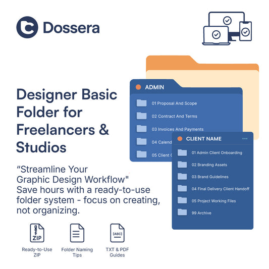 Designer Folder Templates | Digital Organization for Designers ...